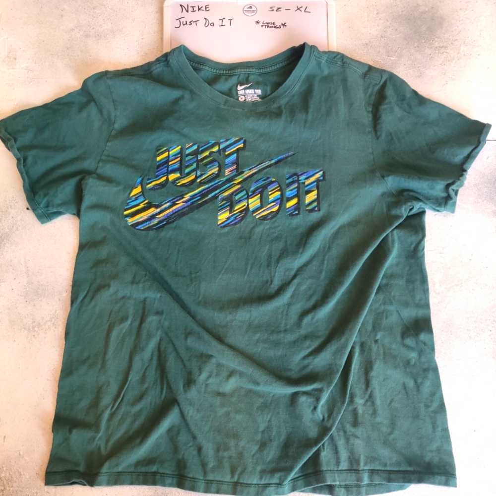 Nike Just Do it Green shirt size XL